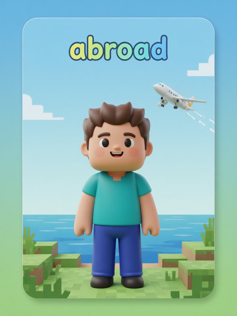 abroad 插画