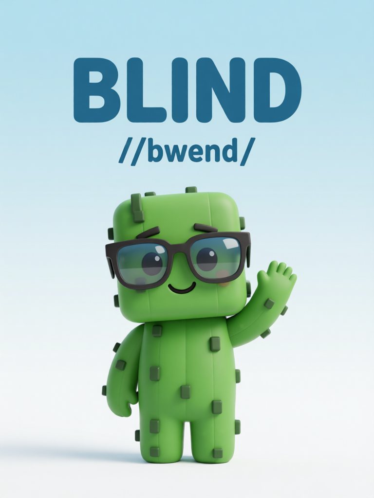 blind 插画