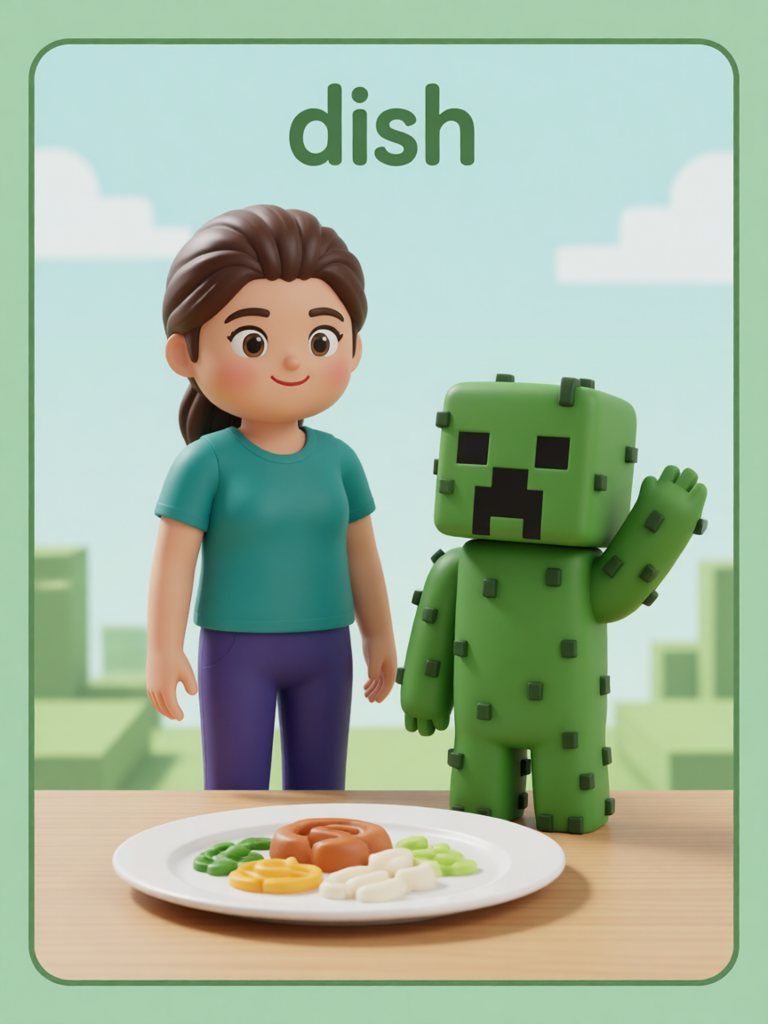 dish 插画