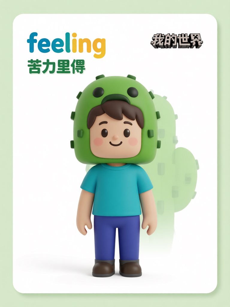 feeling 单词卡插画