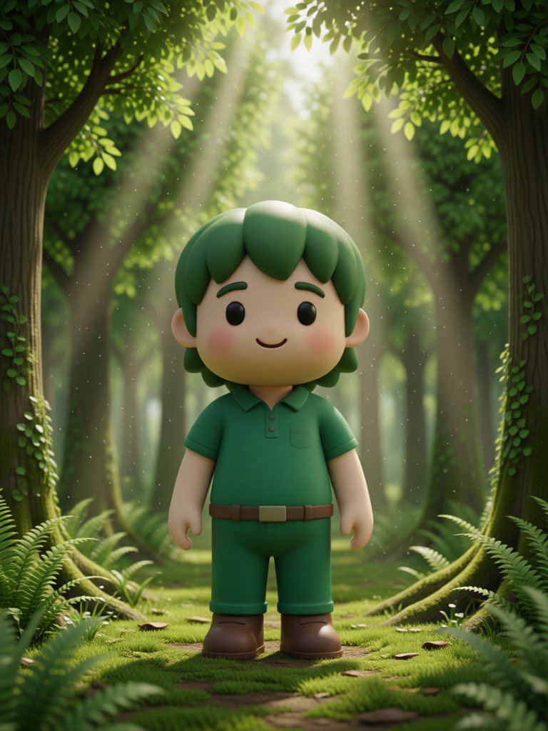 forest 情景插画