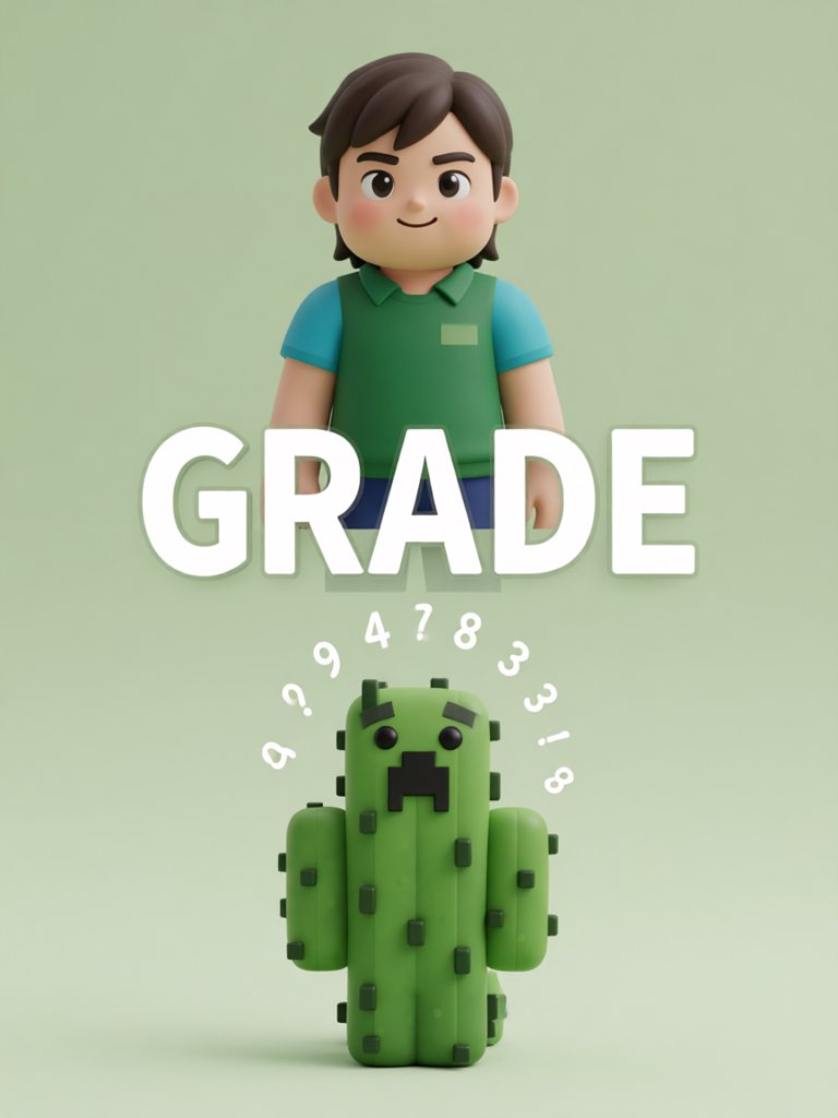 grade 单词卡插画