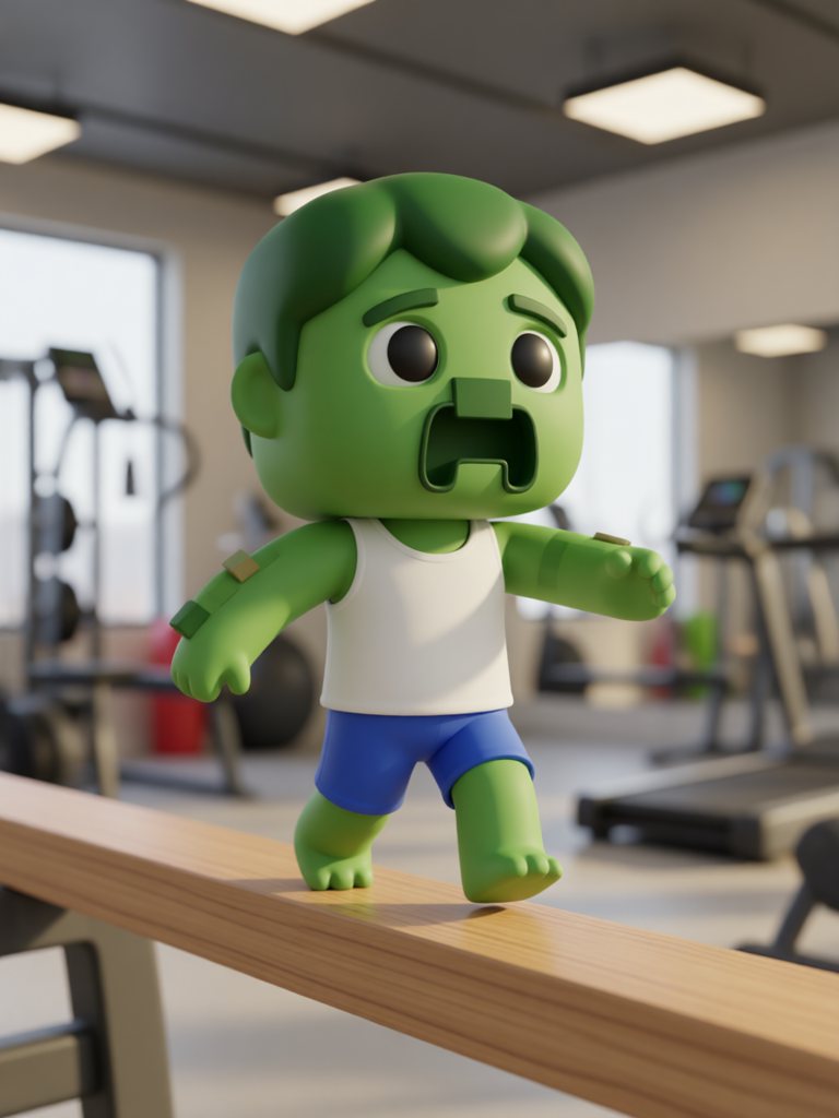 gym 情景插画