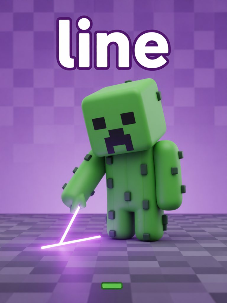line 单词卡插画
