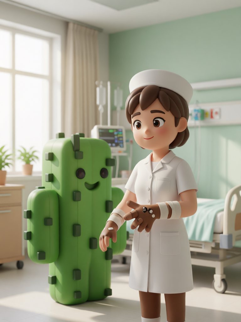 nurse 情景插画