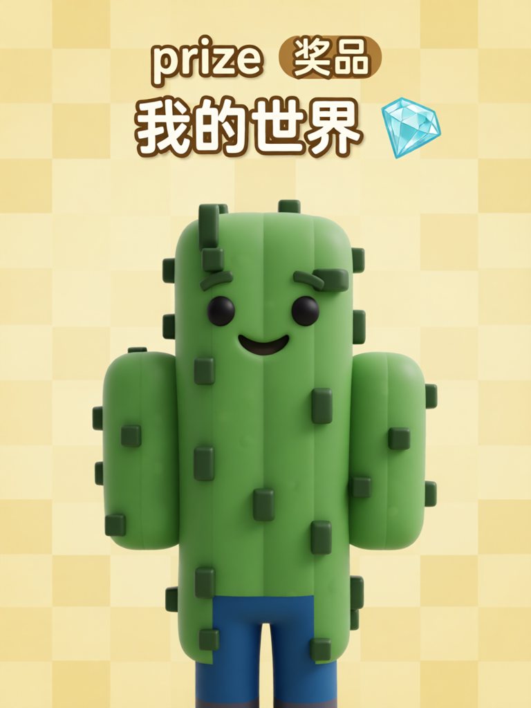 prize 单词卡插画