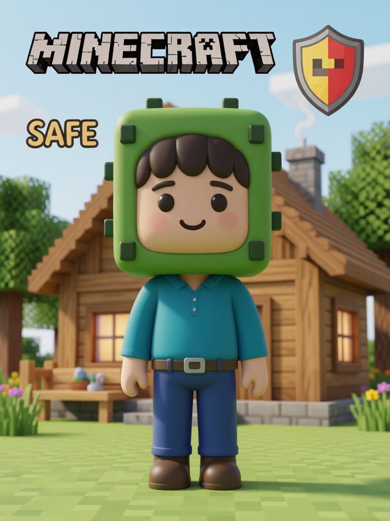 safe 单词卡插画