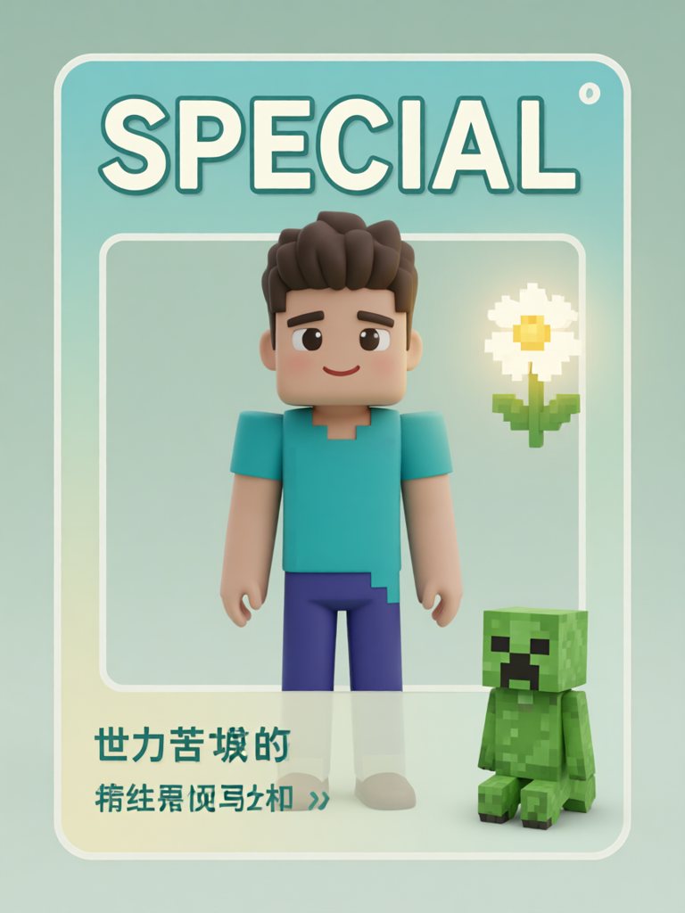 special 单词卡插画