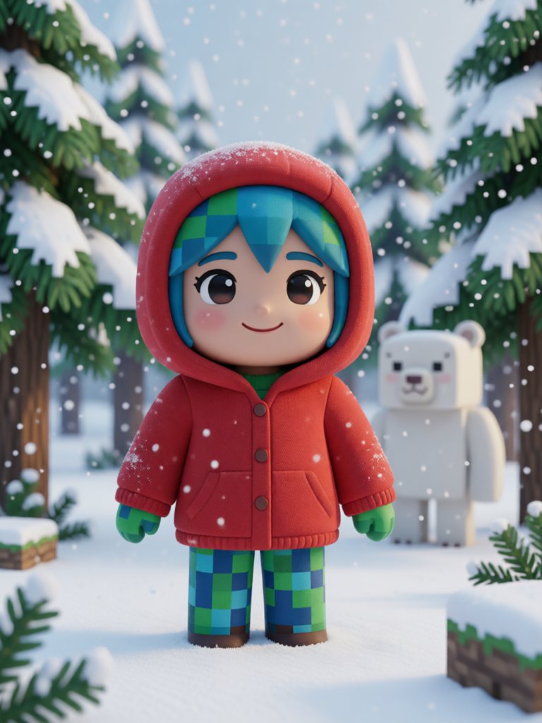 winter 情景插画